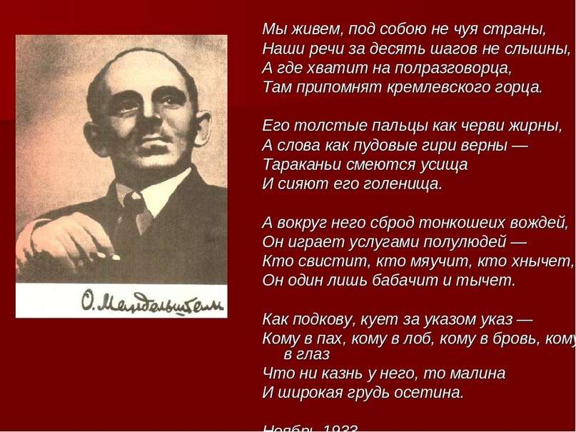 Мы живем под собой не чувствуя страны. мы живём, под собою не чуя страны