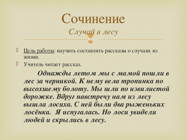 Сочинение на тему: забавный случай (4 варианта и 9 похожих топиков)