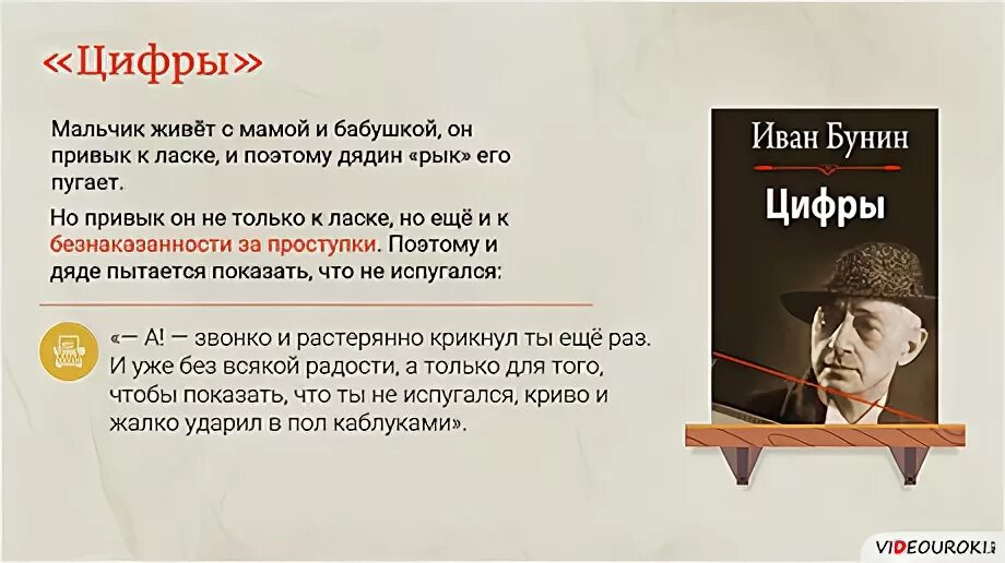 Краткое содержание «цифры» бунин читать по главам за 4 минуты