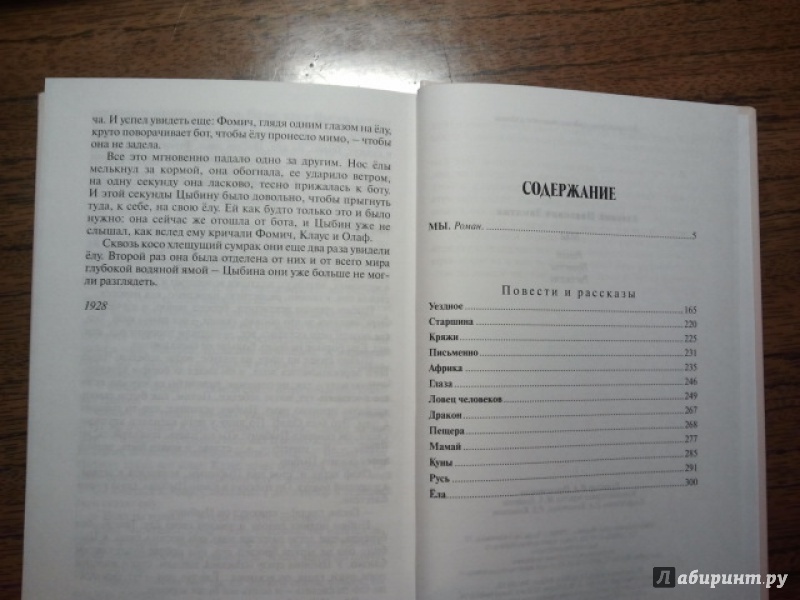 Краткий пересказ "мы" замятин е.