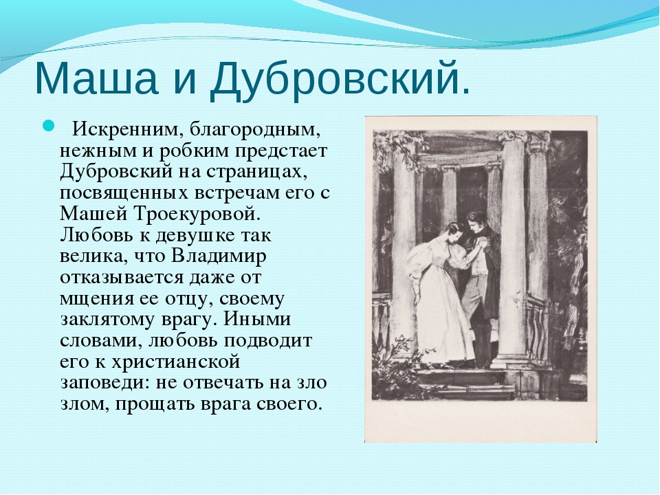 Роман а. с. пушкина «дубровский» для читательского дневника