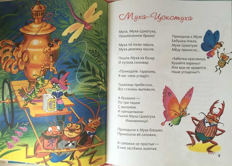 Корней чуковский ~ муха-цокотуха — история персонажа, главные герои