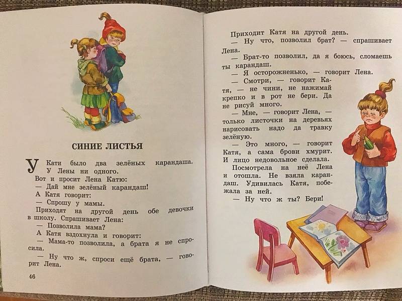 Синие листья краткое содержание. осеева "синие листья" анализ