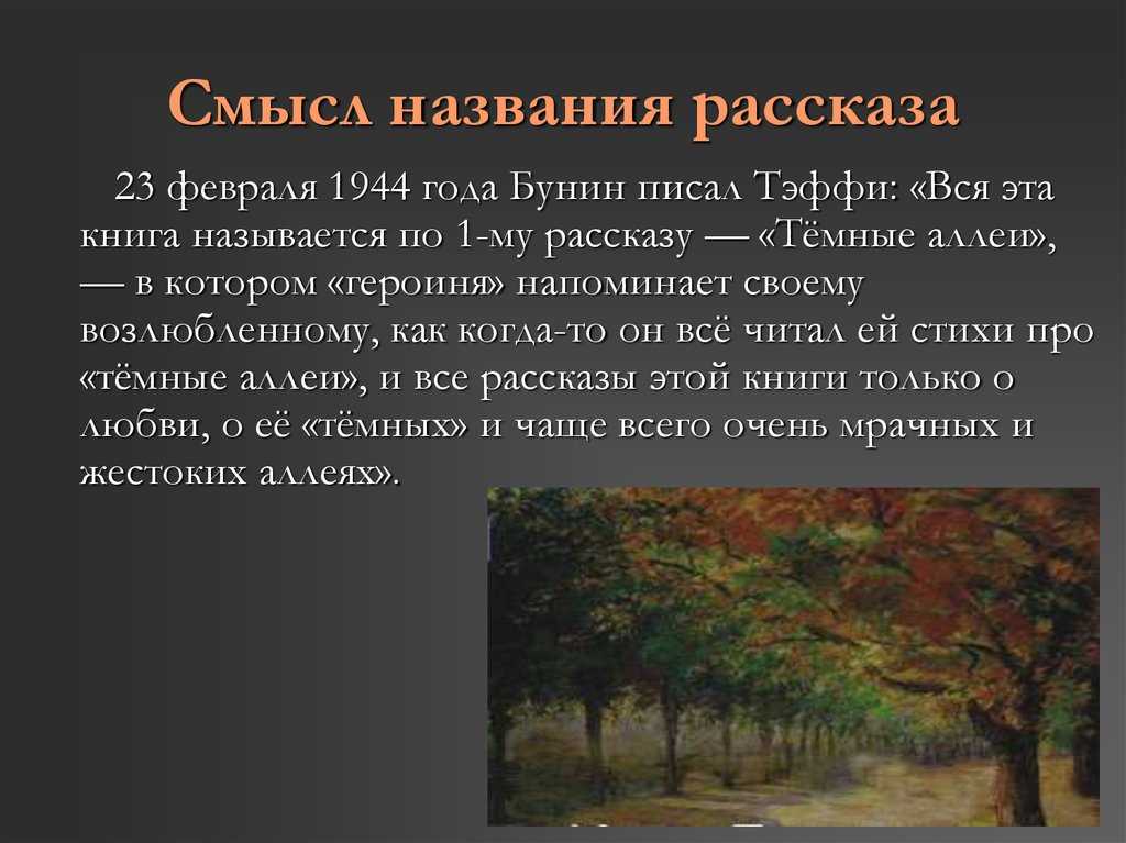 Анализ рассказа и.а. бунина «ночлег»из цикла «темные аллеи»