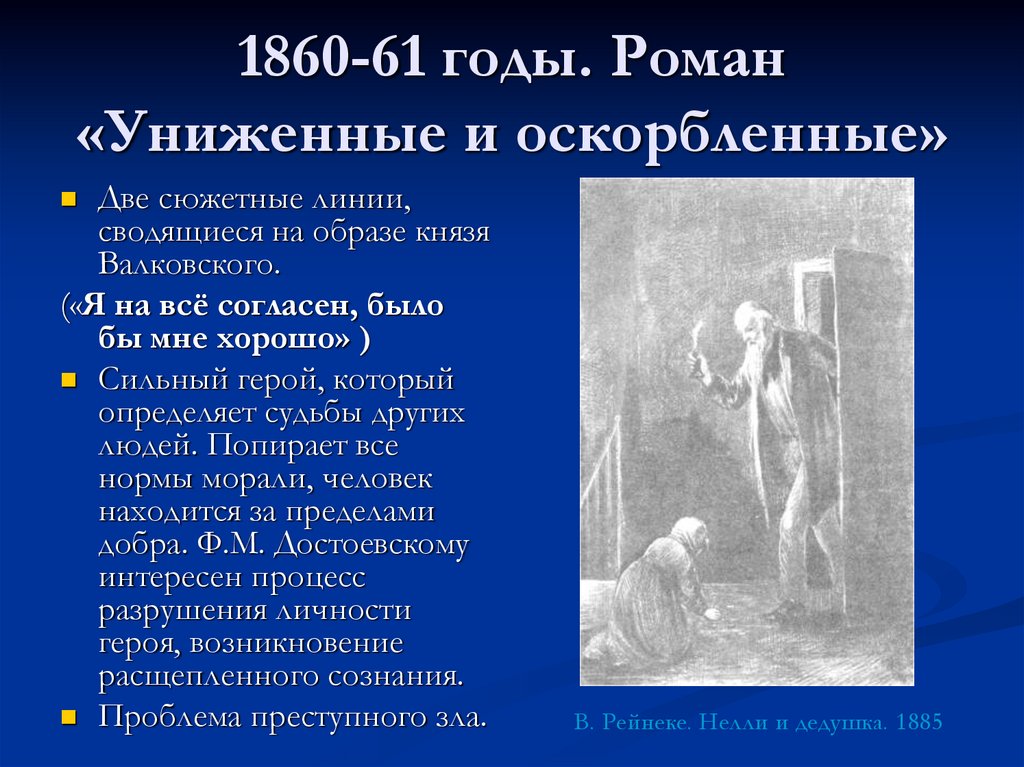 «униженные и оскорблённые» в творчестве ф.м. достоевского