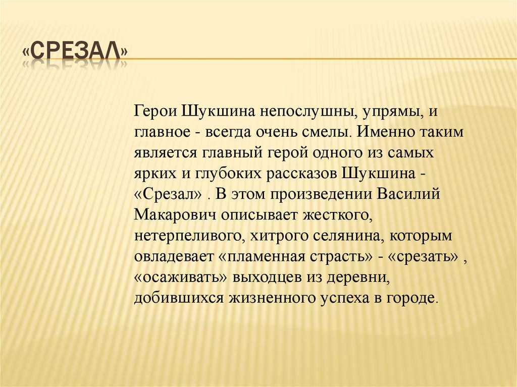 Василий шукшин. краткое содержание «чудик»