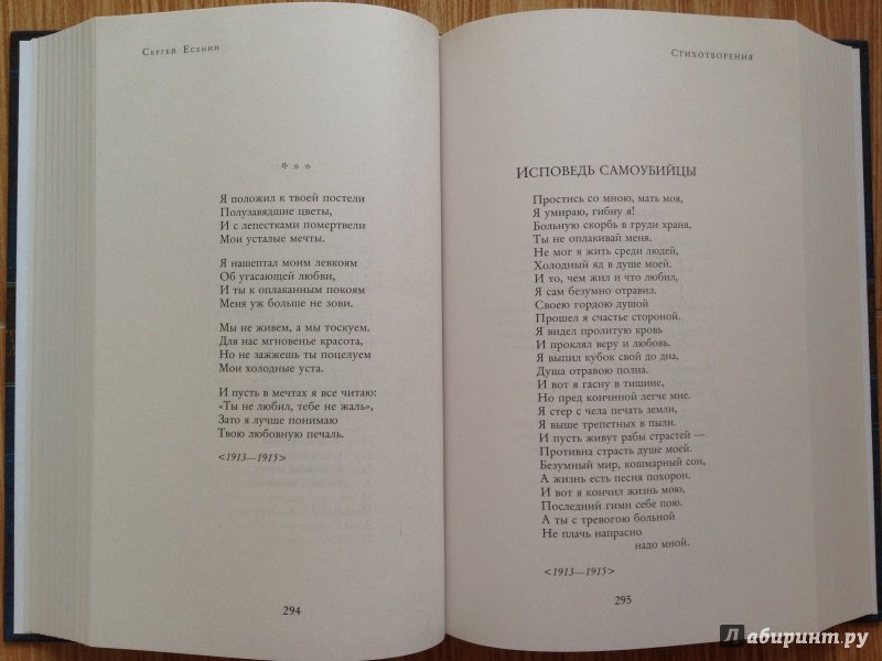 Сергей есенин — исповедь самоубийцы » детские песни